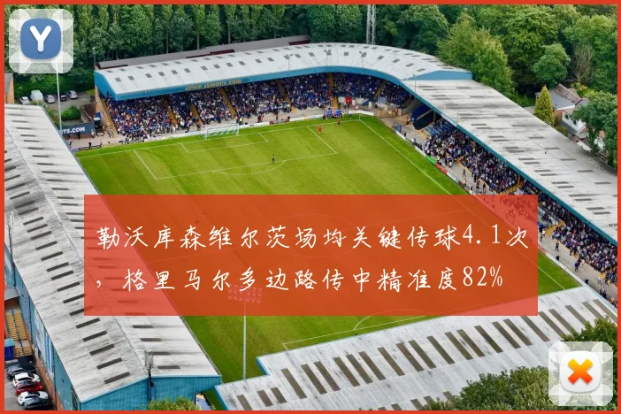 勒沃库森维尔茨场均关键传球4.1次，格里马尔多边路传中精准度82%